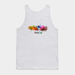 Preston skyline in waercolor Tank Top